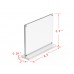FixtureDisplays® Acrylic Photo Frame With Stand And Magnets 8.50